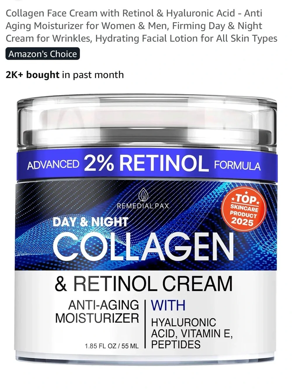 Blue Collagen & Retinol Day & Night Cream